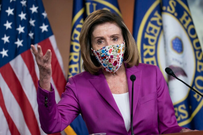 Speaker of the House Nancy Pelosi, D-Calif., holds a news conference