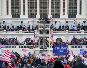 Pro-Trump insurrectionists storm the Capitol, Wednesday, Jan. 6, 2021, in Washington.