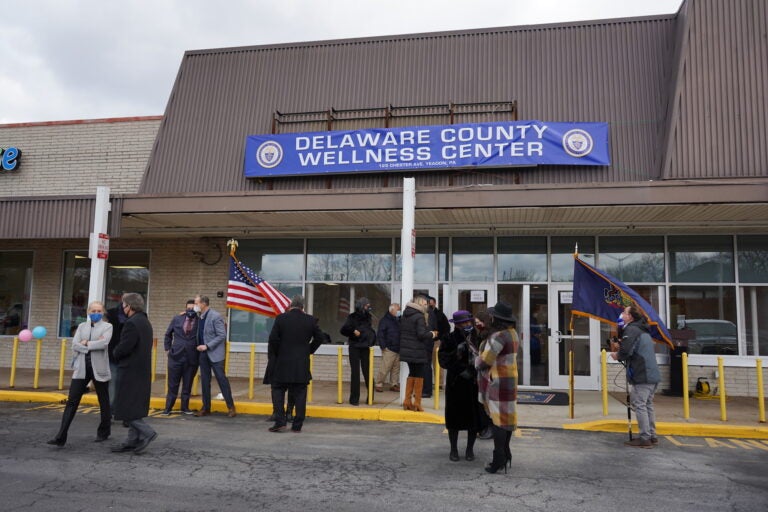 The new wellness center in Yeadon will eventually be the 'hub' of Delaware County's future health department. (Kenny Cooper/WHYY)