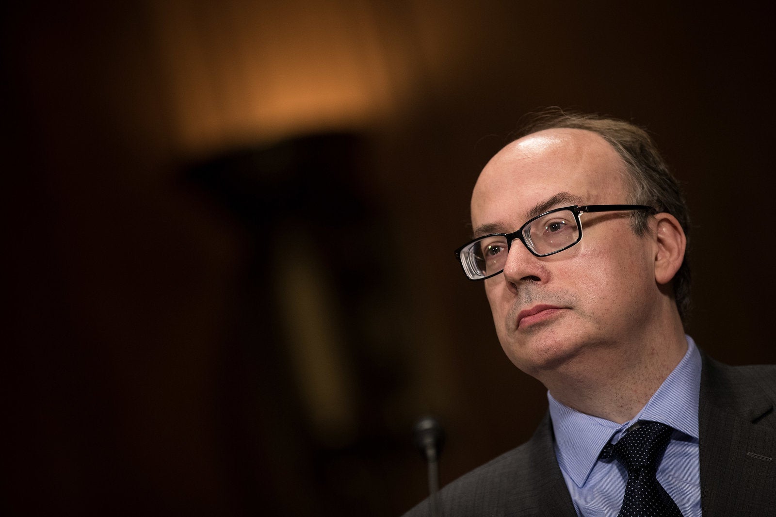 Jeffrey Bossert Clark, nominee to be an assistant Attorney General, Environment and Natural Resources Division, looks on during a Senate Judiciary Committee nomination hearing concerning judicial nominations, on Capitol Hill
