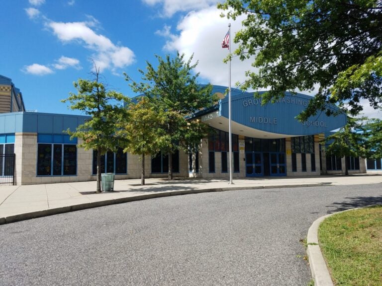 The exterior of Grover Washington Jr. Middle School in Olney.