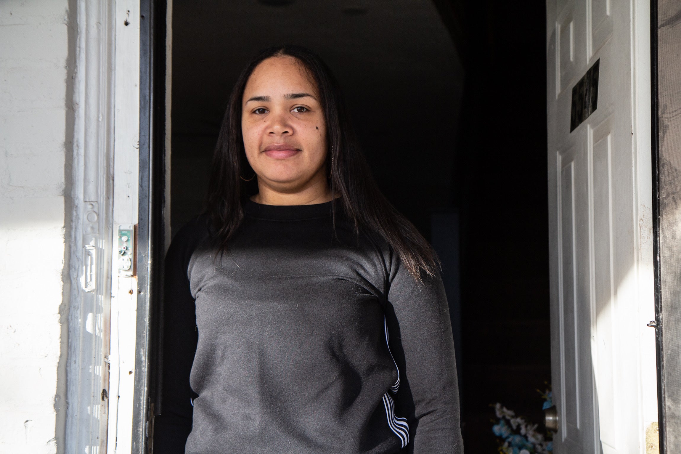 Jessica Ramos at her home in West Philadelphia.