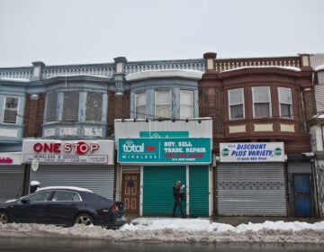 Business on the 60th Street shopping corridor in West Philadelphia. (Kimberly Paynter/WHYY)