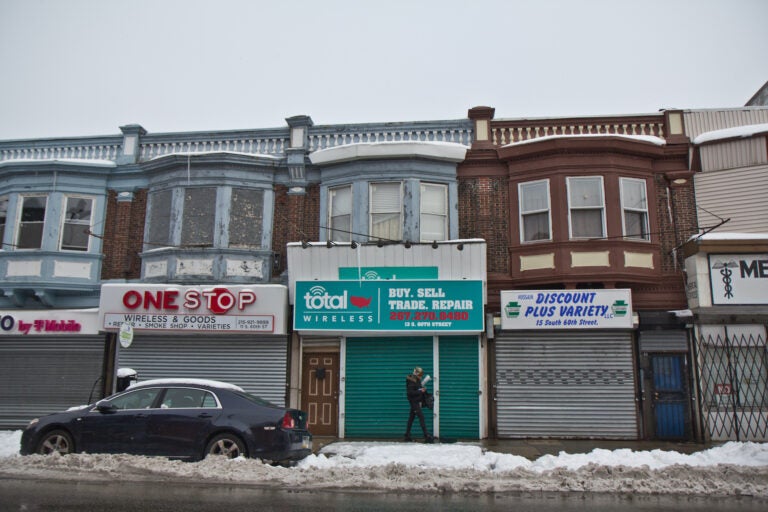 Business on the 60th Street shopping corridor in West Philadelphia. (Kimberly Paynter/WHYY)