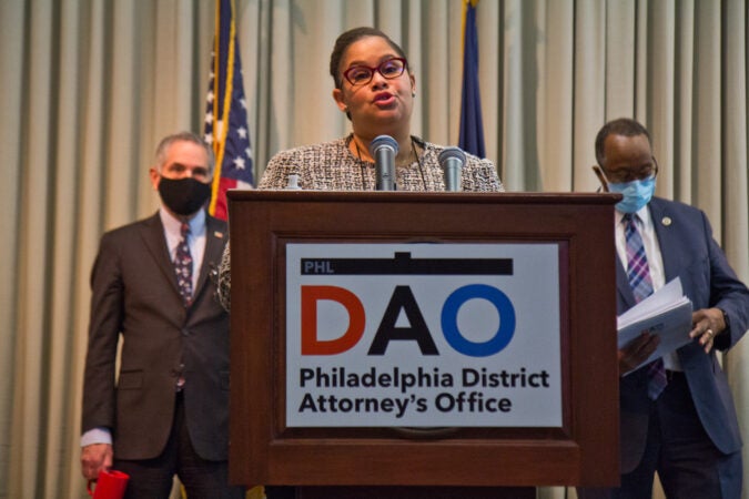 Assistant District Attorney Adara Combs spoke at a panel to highlight reforms made to juvenile justice policies in the city on February 8, 2021. (Kimberly Paynter/WHYY)