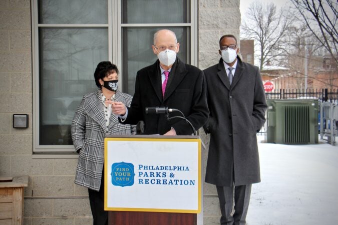 Philadelphia Health Commissioner Dr. Thomas Farley speaks at a press conference