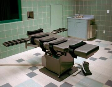 The interior of the execution chamber in the U.S. Penitentiary in Terre Haute, Ind.