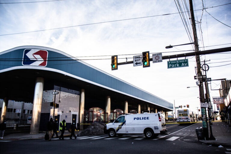 Eight people were shot on Feb. 17 at the Olney Transportation Center in Philadelphia. (Kimberly Paynter/WHYY)