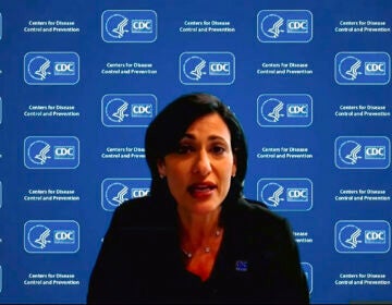 Dr. Rochelle Walensky, director of the Centers for Disease Control and Prevention, speaks during a White House briefing on the Biden administration's response to the COVID-19 pandemic. (Image from video/AP)