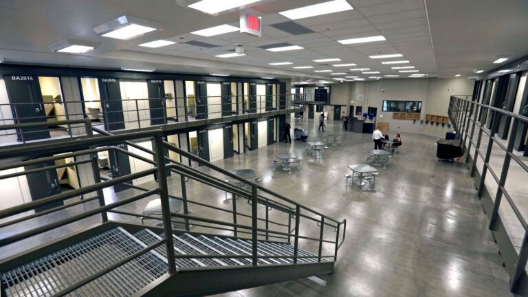 A housing unit in the west section of the State Correctional Institution at Phoenix