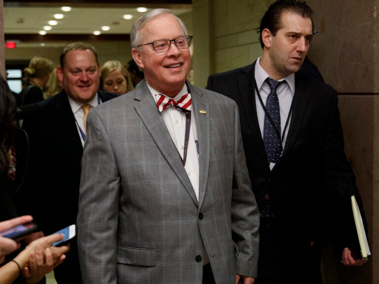 Texas Republican Rep. Ron Wright battled both cancer and COVID-19, and became the first lawmaker to die from the virus on Sunday. (Carolyn Kaster/AP)