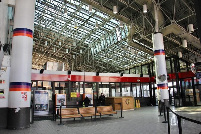 The interior of Walter Rand Transportation Center in Camden