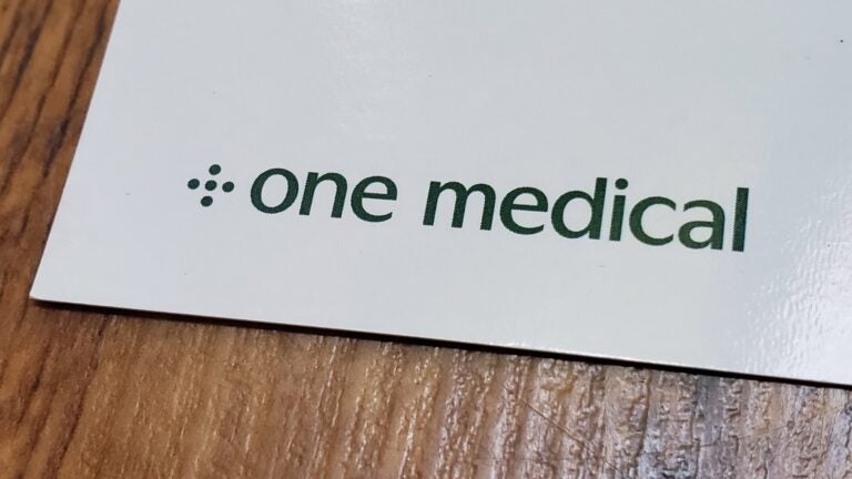 Close-up of logo for One Medical
