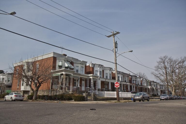 Rowhouses on North 50th Street in West Philadelphia.