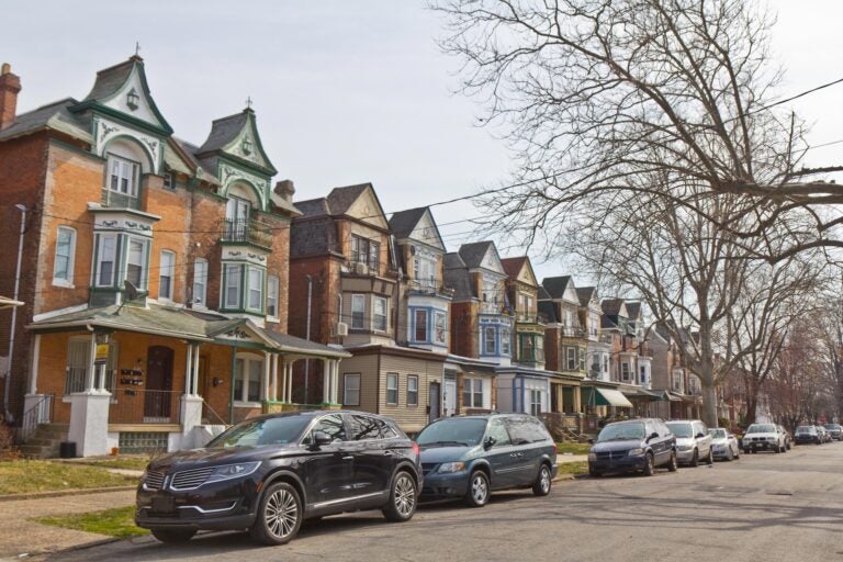 Homes on North 50th Street in West Philadelphia.