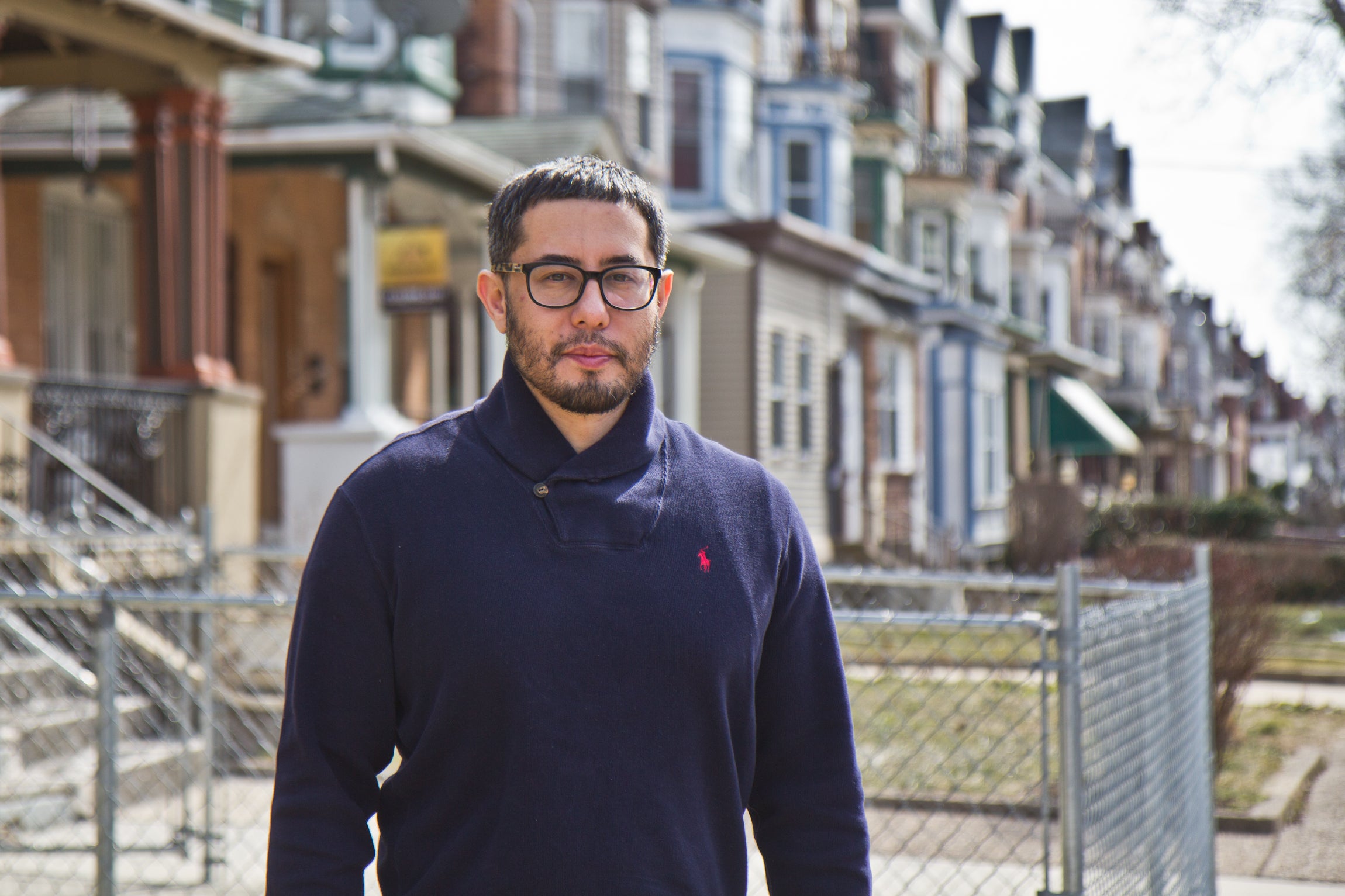 Landlord Anthony Krupincza in front of his property on North 50th Street in West Philadelphia