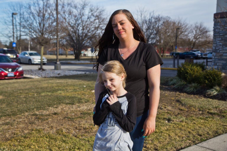 Tiffani Szabara and her daughter Cadence