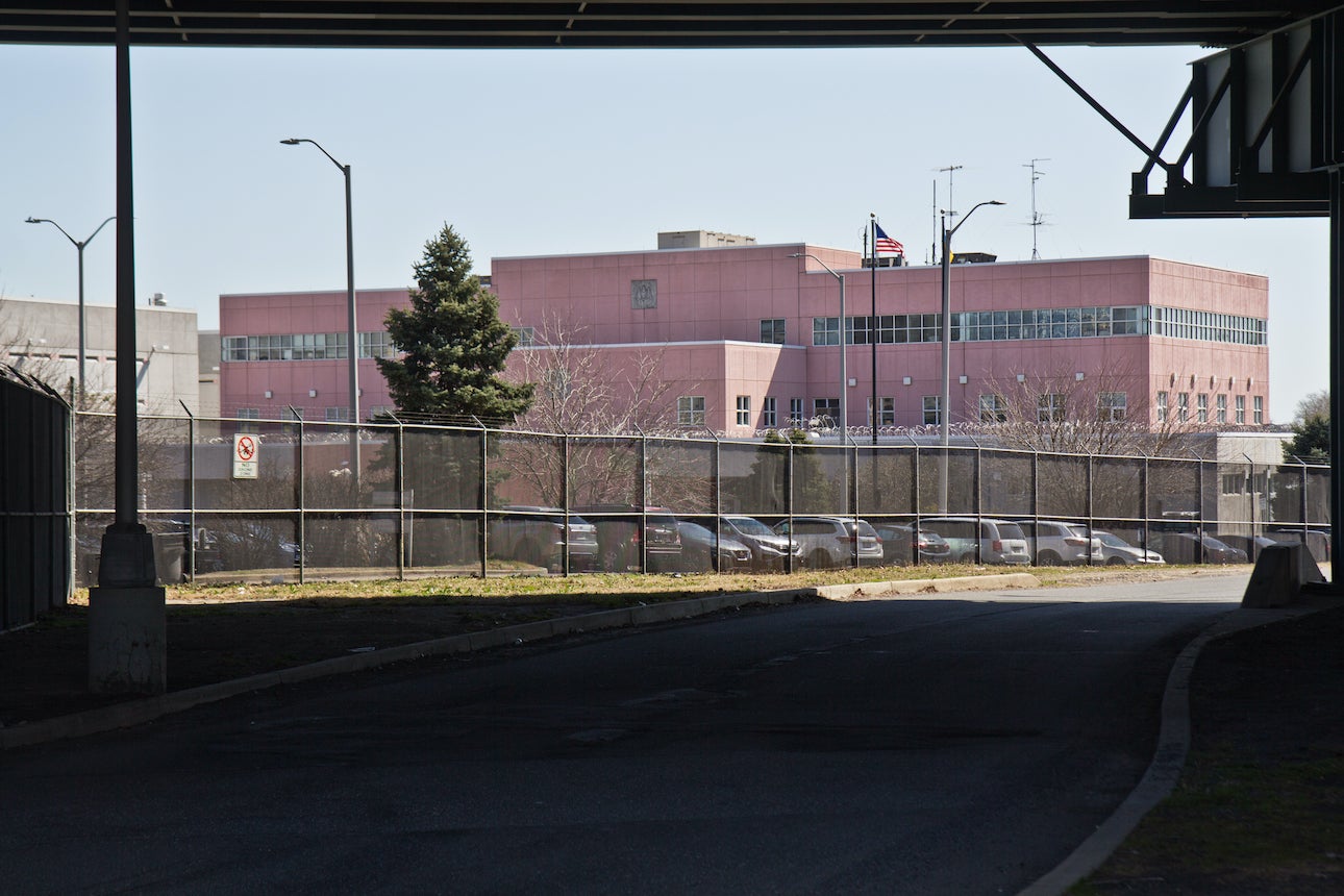The exterior of Curran-Fromhold Correctional Facility