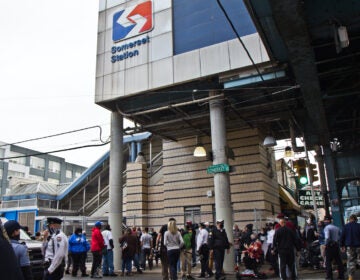 Kensington residents gather at SEPTA’s Somerset Station to protest its closure