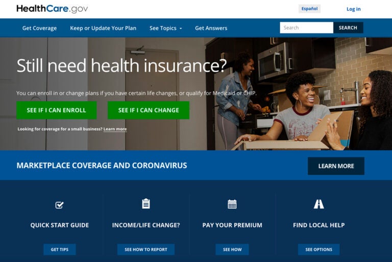 HealthCare.gov website