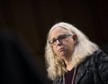 In this Feb. 25, 2021, file photo, Rachel Levine, nominated to be an assistant secretary at the Department of Health and Human Services, testifies before the Senate Health, Education, Labor, and Pensions committee on Capitol Hill in Washington. (Caroline Brehman/Pool via AP)