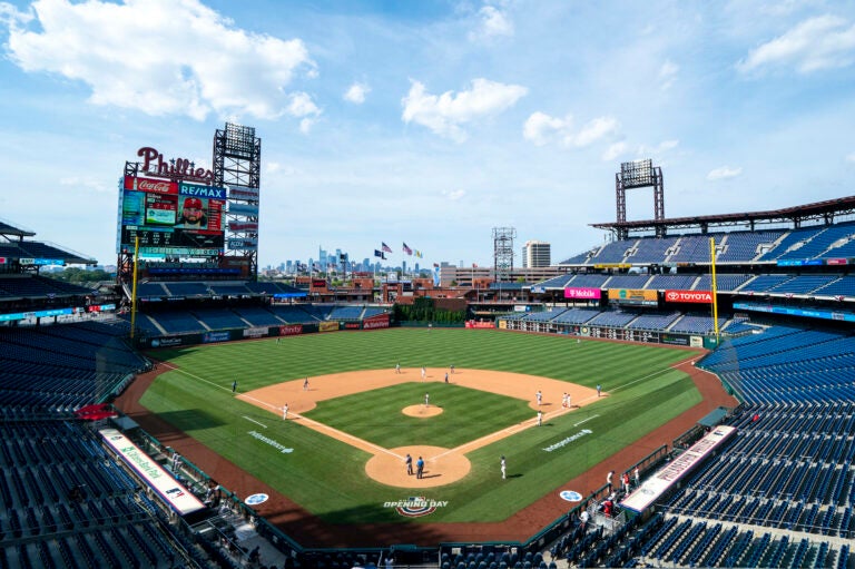 General view of Citizens Bank Park during a Phillies game