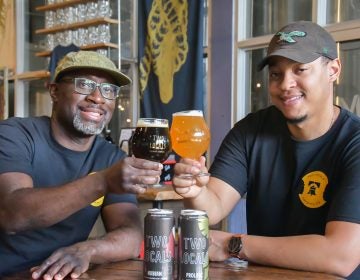 Mengistu and Richard Koilor are the owners of Two Locals Brewing Company. (Courtesy of FCM Hospitality)