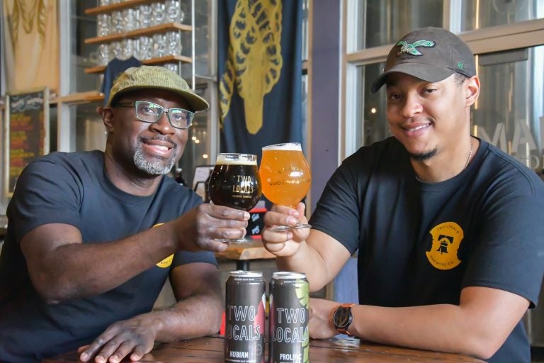 Mengistu and Richard Koilor are the owners of Two Locals Brewing Company. (Courtesy of FCM Hospitality)