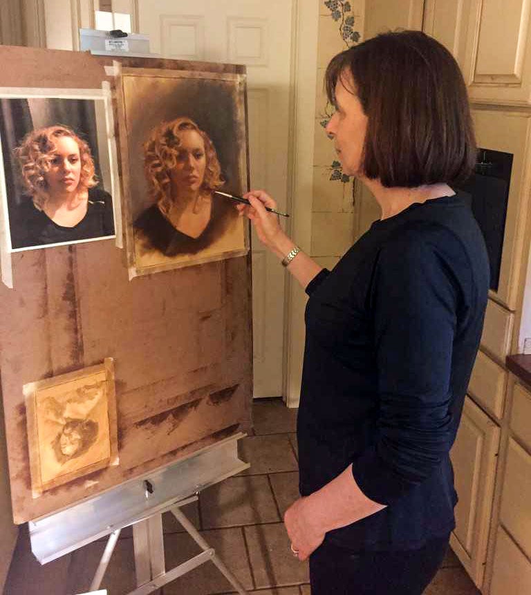 Psychologist Eileen Kennedy-Moore paints a portrait