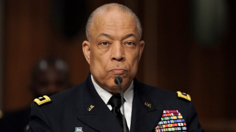 Army Maj. Gen. William Walker is seen during a joint hearing to discuss the January 6th attack on the U.S. Capitol.