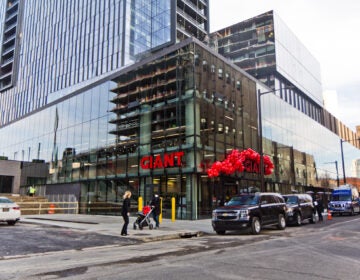 Philadelphia’s newest Giant food store opened at 23rd and Arch Street in Center City, Philadelphia, on March 19, 2021. (Kimberly Paynter/WHYY)