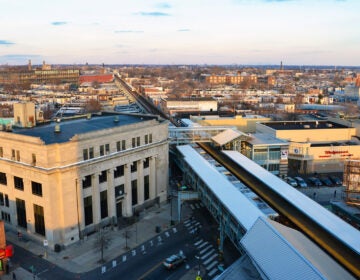 An aerial view of Kensington