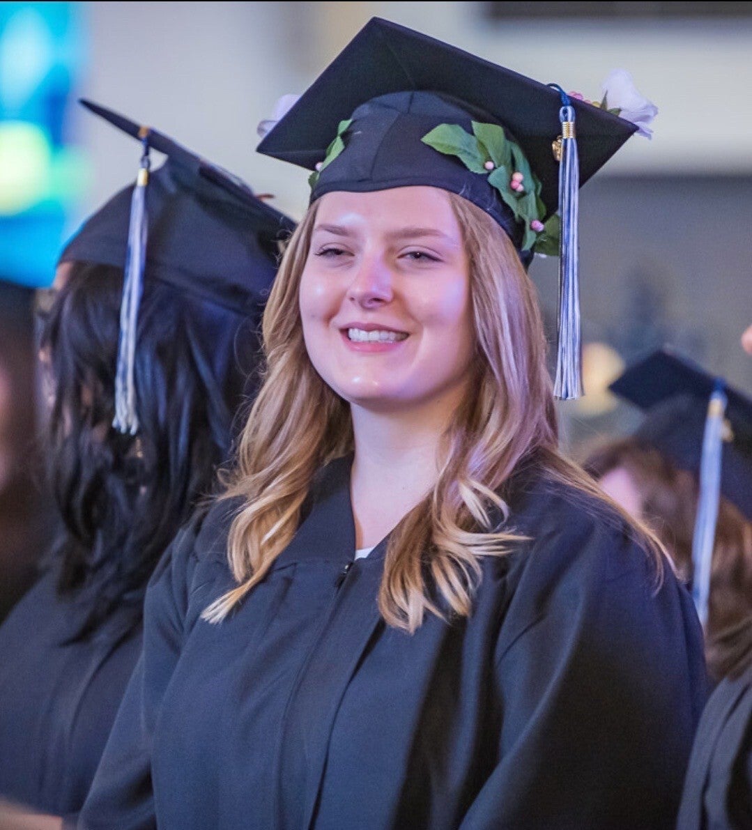 Julia Smith, 23, at her nursing school graduation in 2019. (Courtesy of Julia Smith)