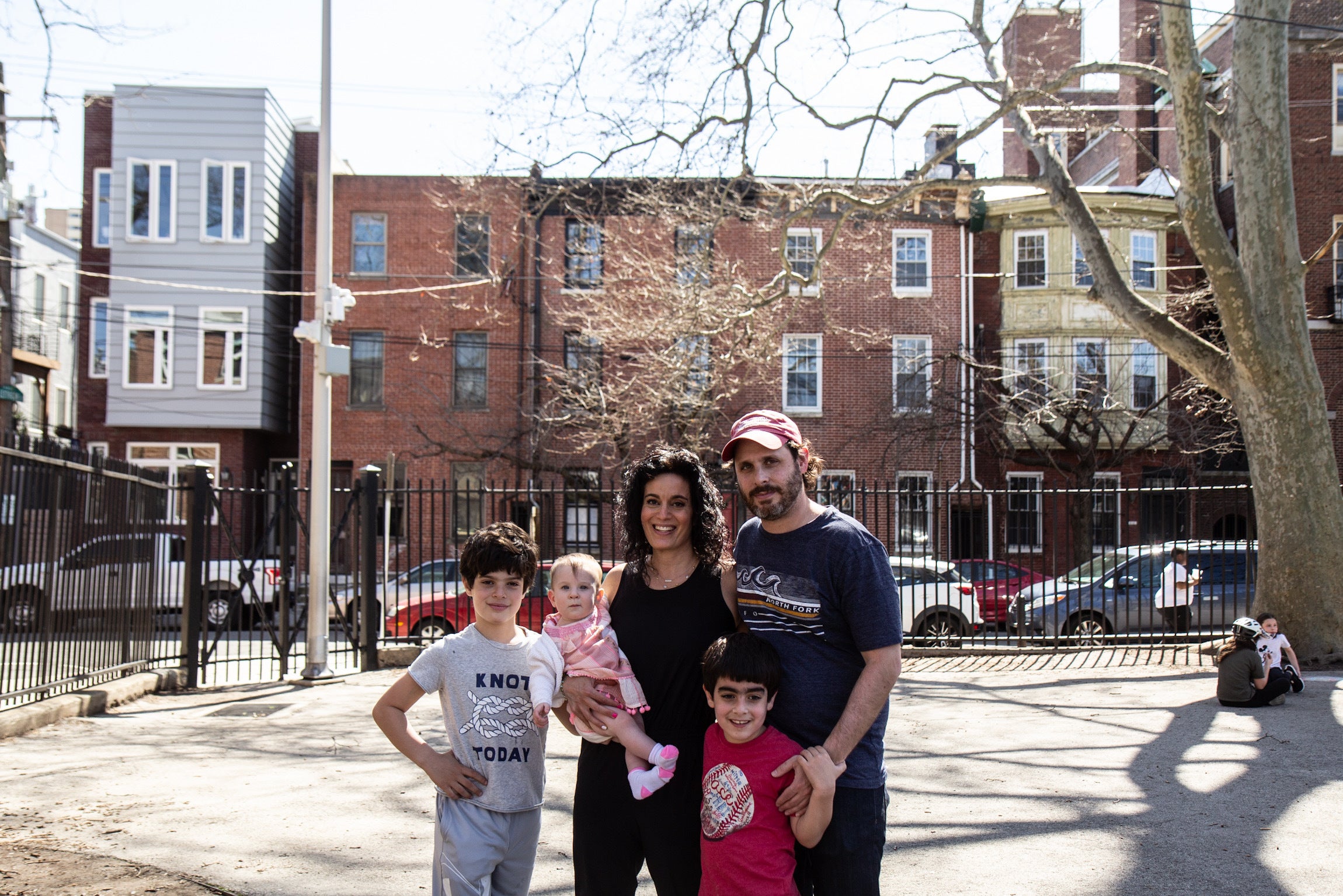 Blair Pomerantz, her husband Lance, their children Brayden, 9, Lance, 6, and 8-month-old Violet.