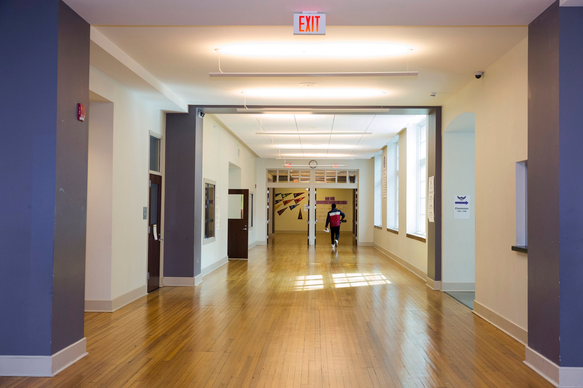 School Classroom Corridor Set 02 (Exterior)