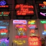 Many of the items in the Neon Museum are restored signs from Philadelphia businesses. (Emma Lee/WHYY)