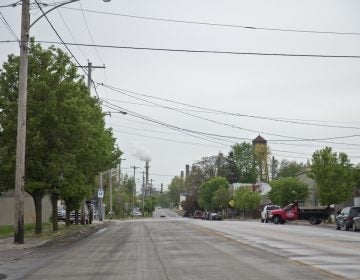 View of a street in Chester, Pa.