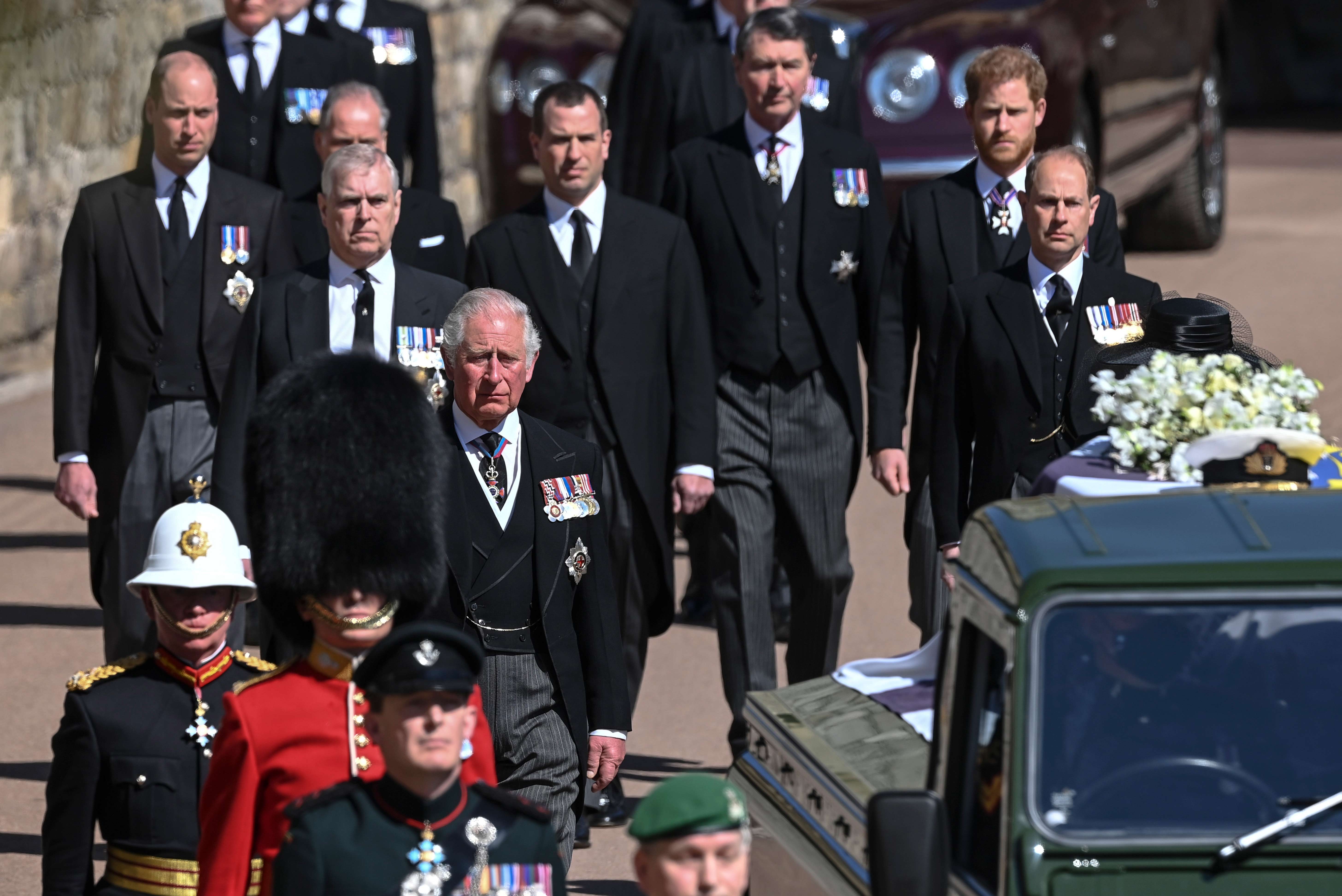 Prince Philip Is Laid To Rest As Somber Queen Sits Alone Whyy