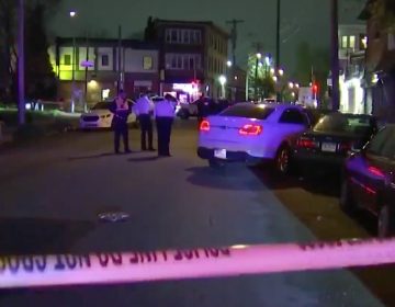 A 6-year-old boy was hurt, and his father killed, in a shooting in West Philly Wednesday night. (NBC10)