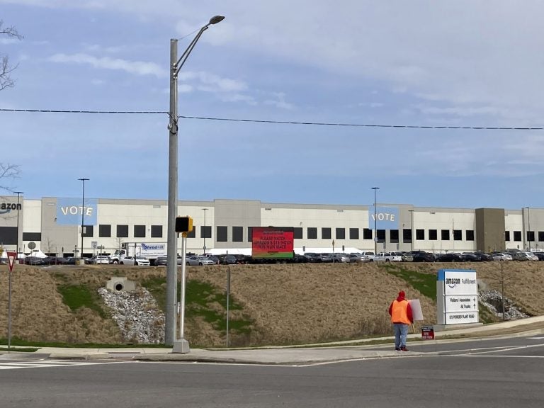 Some 5,800 workers at Amazon's facility in Bessemer, Ala., held a historic vote on whether to form the company's first warehouse union. Bill Barrow/AP