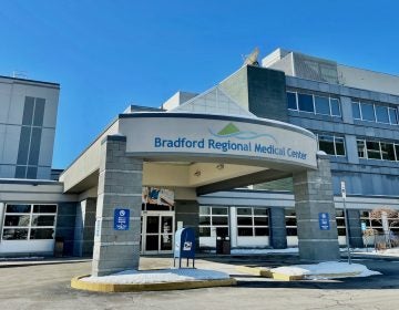 The exterior of Bradford Hospital