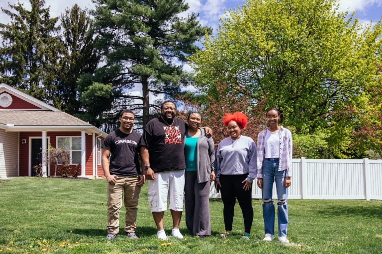 Jonathan and Marcia Pretlow with their children, Julius, Asia, and Laila.