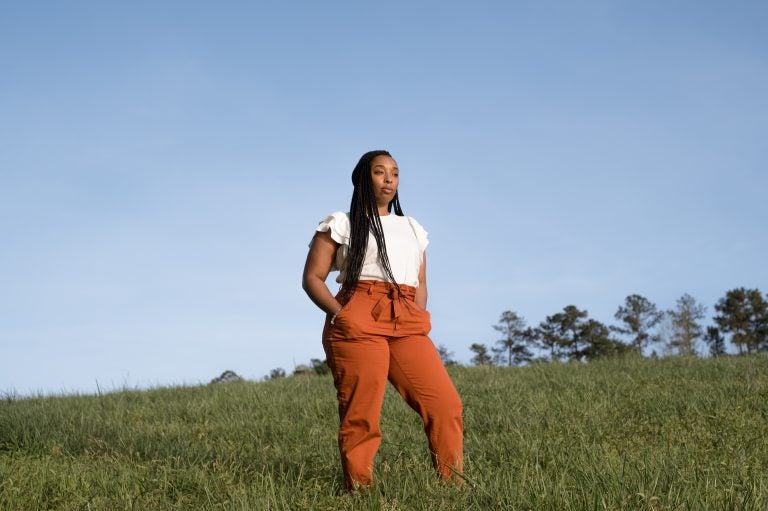 Tia Tate is a computational biologist currently working in a postdoctoral position at a federal agency in North Carolina. (Cornell Watson for NPR)