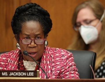 Democratic Texas Rep. Sheila Jackson Lee is the lead sponsor of H.R. 40, a bill that would establish a commission to study reparations for slavery. (Chip Somodevilla/Pool/AFP via Getty Images)