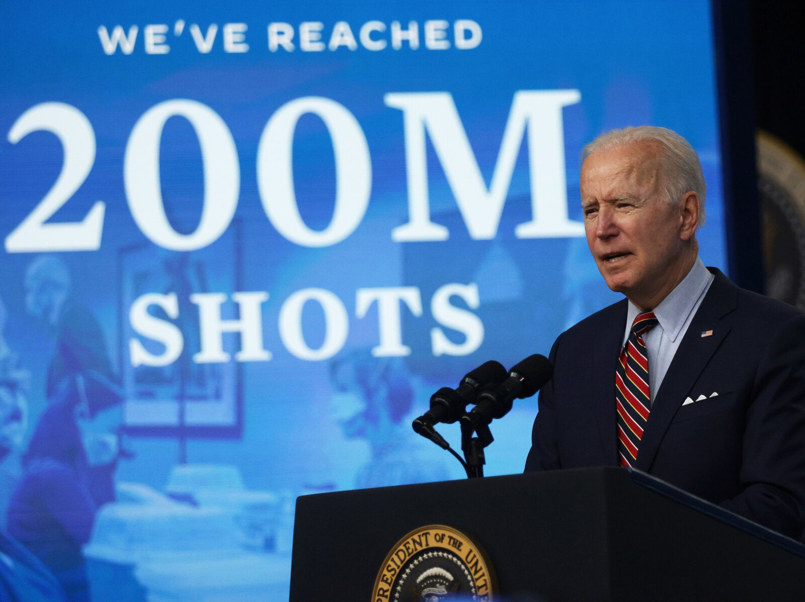 President Biden addresses the press
