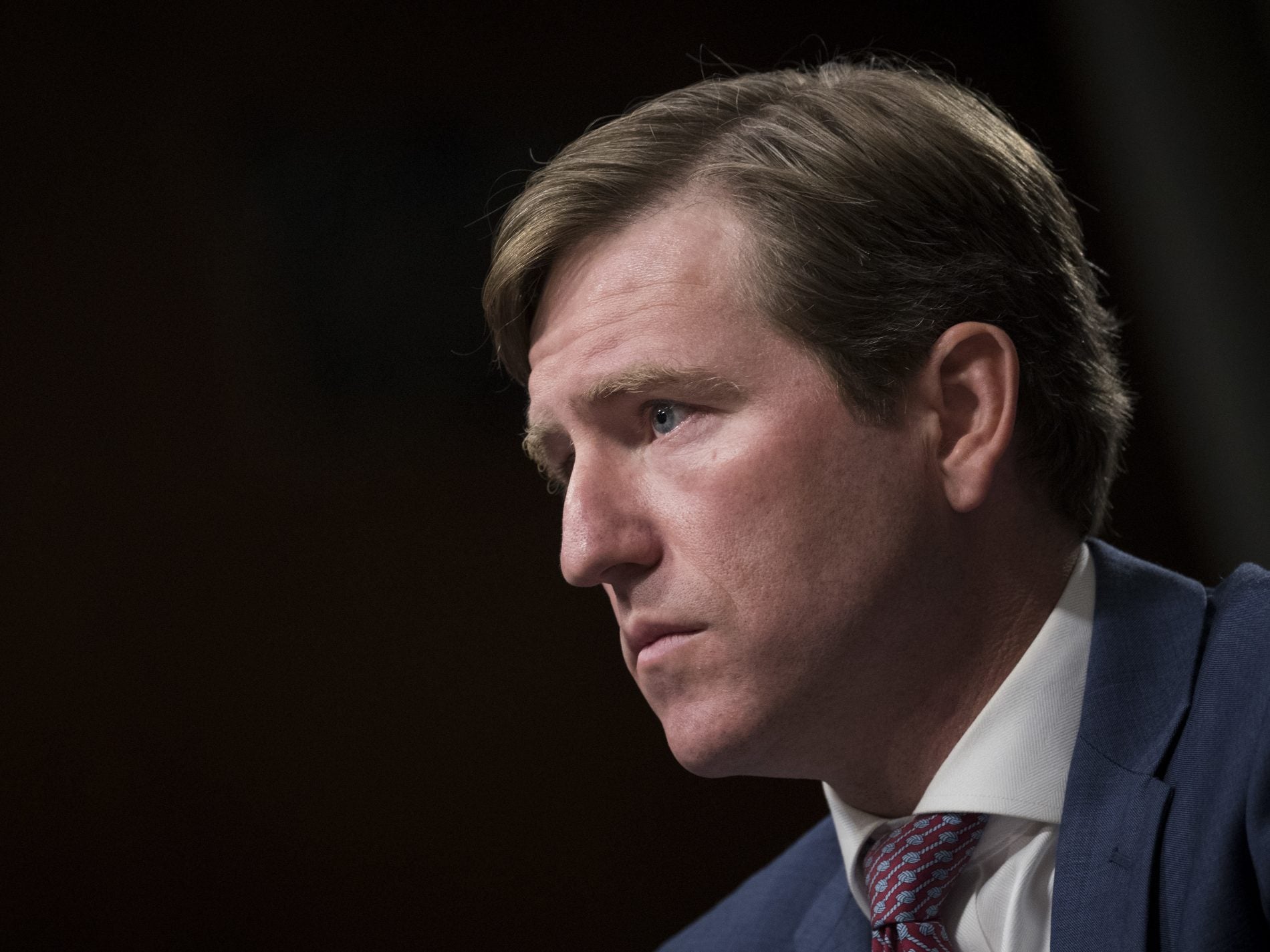 Christopher Krebs, who was in charge of protecting government networks during the Trump administration, said the SolarWinds breach used techniques that were "too novel" for the current system to catch. (Drew Angerer/Getty Images)