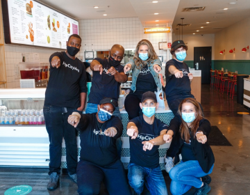 HipCityVeg employees are pictured at the shop's Radnor location.