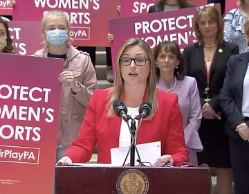 State Rep. Martina White speaks at a rally