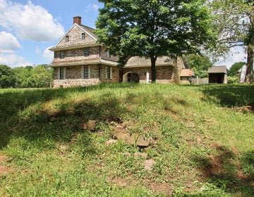 The location of the sawmill at Peter Wentz Farmstead