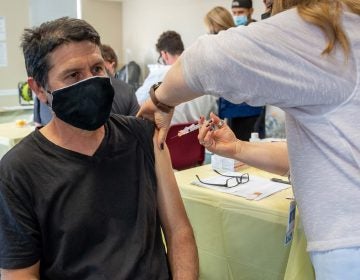 The American Mushroom Institute organized vaccine clinics for Kennett Square's farm workers. (Mark Rutt/Design Design for American Mushroom Institute)